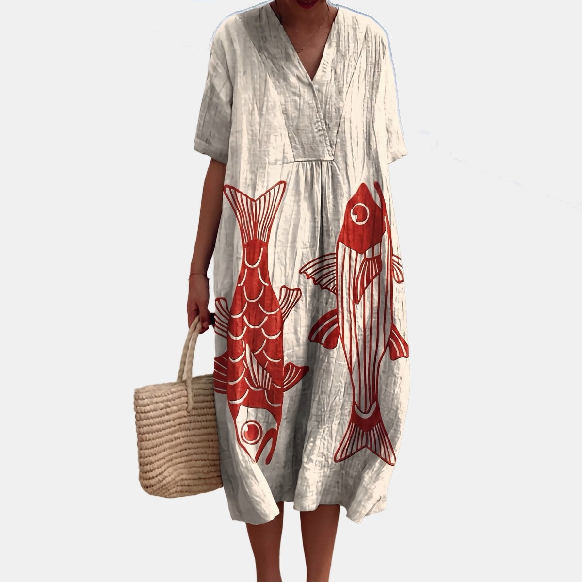 Annalise | Airy Artistic Print Dress