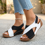 Solenna | Cushioned Orthopaedic Wedge Sandals