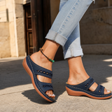 Coralie | Orthopaedic Wedge Sandals with a Lifted Sole