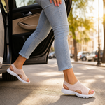 Caluna | Cushioned Slip-On Platform Sandals