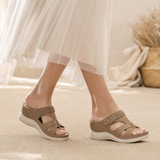 Clementine | Orthopaedic Wedge Sandals with Twin Straps