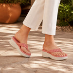 Solvea | Braided Wedge Sandals with High Arch Support