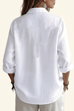 Renata | Turn-Down Collar Long-Sleeve Shirt