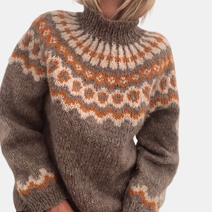 High-Neck Nordic Jumper