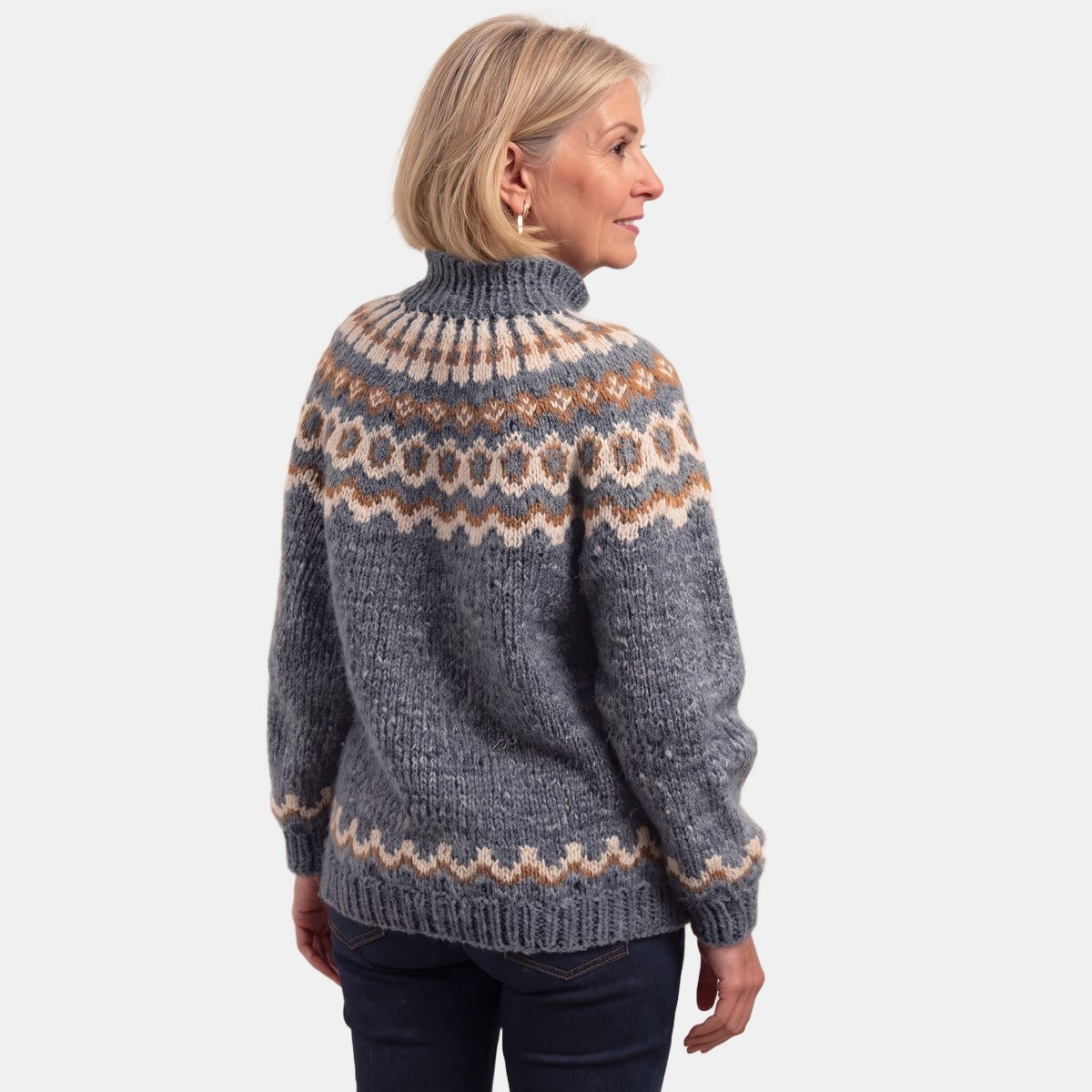 High-Neck Nordic Jumper