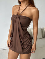 Kate | Chocolate Short Dress
