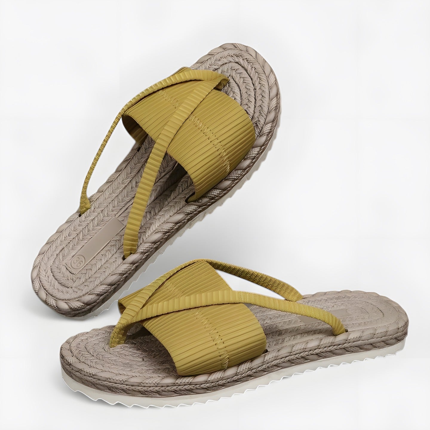 Avalon | Women's Comfortable Orthopaedic Sandals Yellow, photo studio