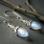 Neasa | Moonstone Drop Earrings