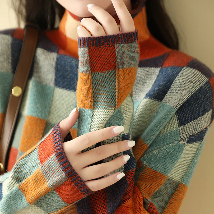 Retro Check Jumper