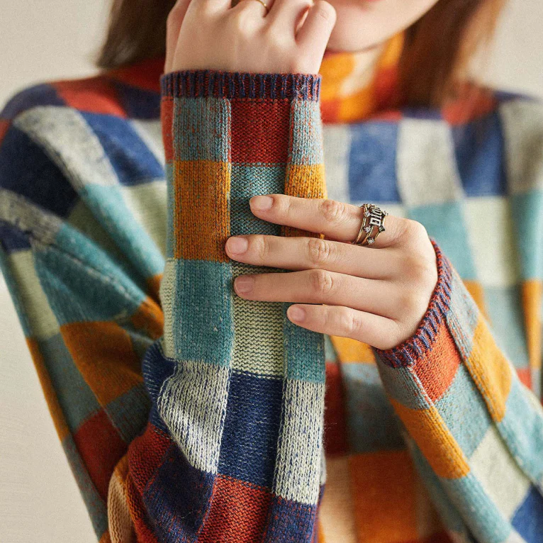Retro Check Jumper