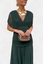 Maddison | V-Neck Floral Maxi Dress