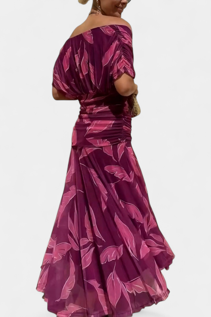 Maddison | V-Neck Floral Maxi Dress