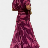 Maddison | V-Neck Floral Maxi Dress