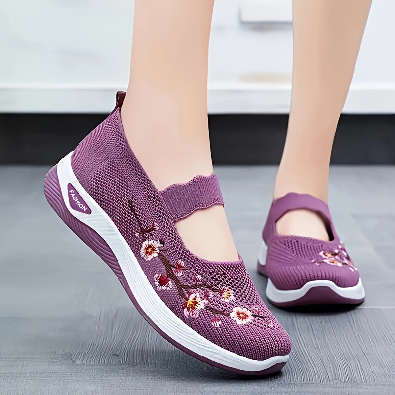 Leona Stylish Breathable Orthopaedic Shoes Lilac, photo studio
