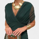 Maddison | V-Neck Floral Maxi Dress