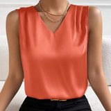 Josie | Sleeveless V-Neck Blouse