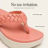 Solvea | Braided Wedge Sandals with High Arch Support