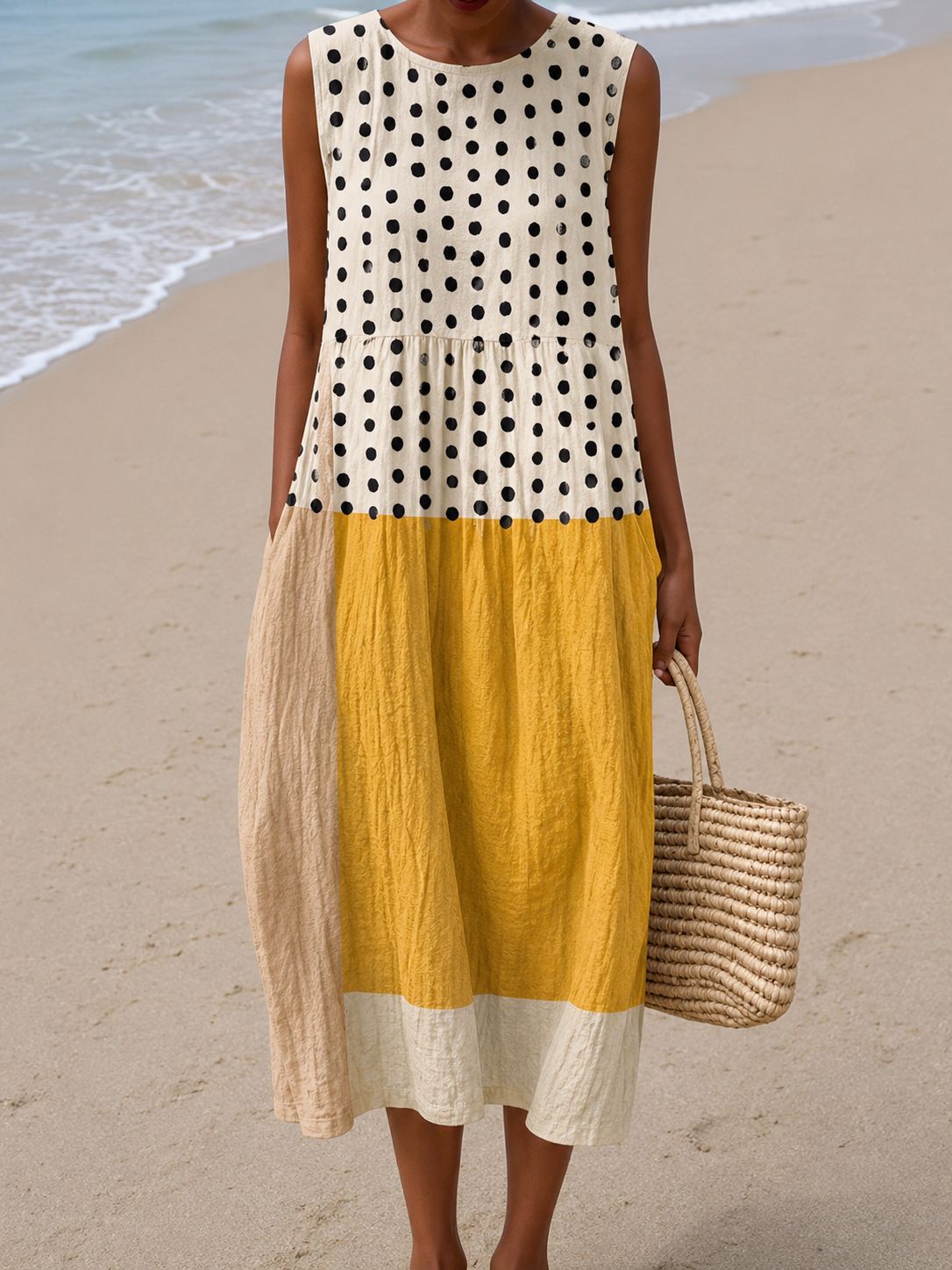 The Celestine Midi Dress Multicolor, photo studio