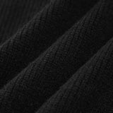 Black Contrast Stitch Jumper