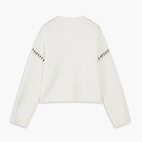 Black Contrast Stitch Jumper