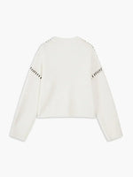Black Contrast Stitch Jumper