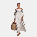 Lindsay | Oversized Off-the-Shoulder Maxi Dress