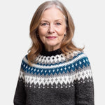 Long Charcoal Nordic Jumper