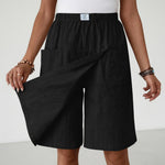Saskia | Wrap-Front Skort with Patch Pockets