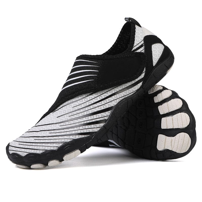 Callie Barefoot Orthopedic Trainers Striped, photo studio