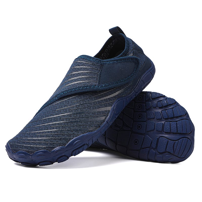 Callie Barefoot Orthopedic Trainers Navy, photo studio