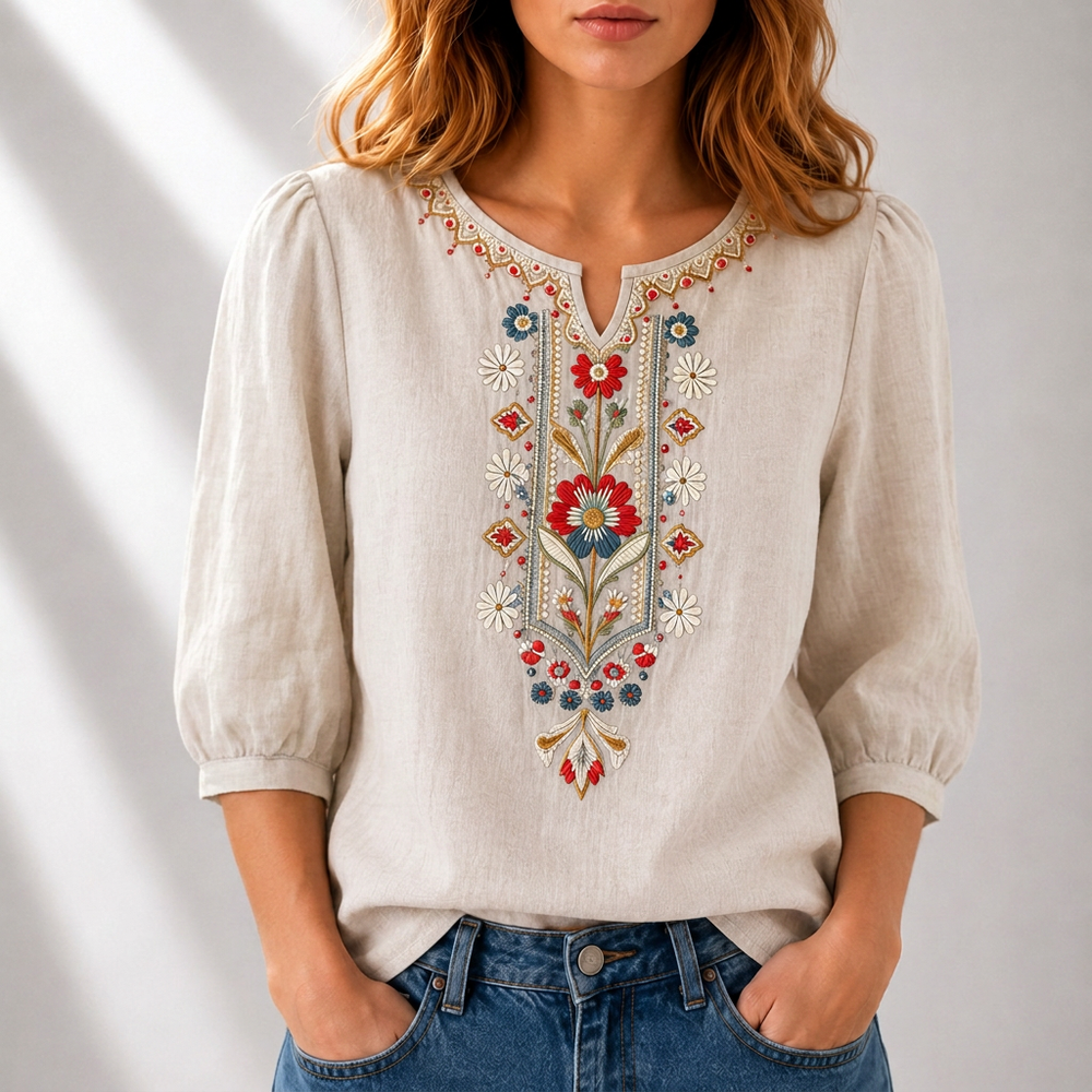 One blouse, from coffee to dinner.