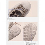 Jasmine | Mary Jane Walking Shoes with Criss-Cross Elastic Laces