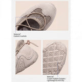 Jasmine | Mary Jane Walking Shoes with Criss-Cross Elastic Laces