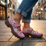 Eleanor | Sporty Mary Jane Walking Shoes with a Grip Sole