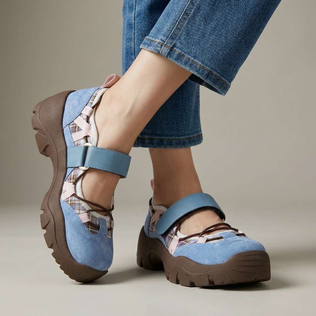 Eleanor ComfortWalk Loafers Blue, photo studio