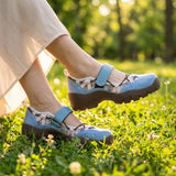 Eleanor | Sporty Mary Jane Walking Shoes with a Grip Sole