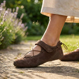 Jasmine | Mary Jane Walking Shoes with Criss-Cross Elastic Laces