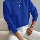 White High-Neck Jumper