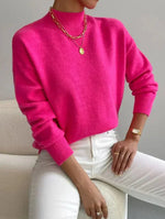 White High-Neck Jumper