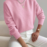White High-Neck Jumper