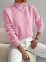 White High-Neck Jumper