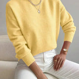White High-Neck Jumper
