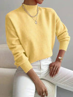 White High-Neck Jumper