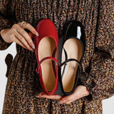 Orthopaedic Mary Jane Shoes in Black Patent, Block Heel