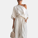 Nancy | Off-the-Shoulder Maxi Dress