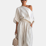 Nancy | Off-the-Shoulder Maxi Dress