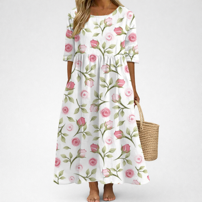 Nina | Women's Chic Flowy Maxi Dress