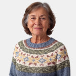Olive Diamond Nordic Jumper