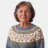 Olive Diamond Nordic Jumper