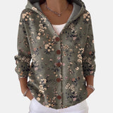 Olive Floral Cardigan